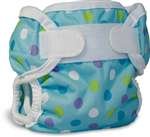 Bummis Super Brite Diaper Cover, Blueberry Dot, Newborn Image