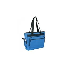 Zippered Tote with Briefcase 16 inch Tote Bag