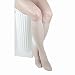 Gabrialla Graduated Medium Compression Knee Highs (18-20 mm Hg), Sheer, Large, Nude