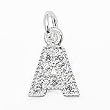 CZ Initial Pendant - Letter"A"