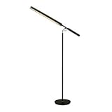 Adesso 6085 01 Baton Floor Lamp Black