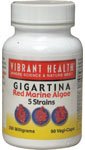 Vibrant Health Gigartina Red Marine Algae, 5 Strains, 250 Mg, 90 Vegi-Caps