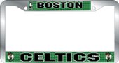 Boston Celtics Deluxe Domed Chrome License Plate Frame