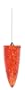 Nuvo 60/665 Molten Lava Cone Pendant with Butterscotch Glass, Brushed Nickel