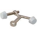 Door Stop - Nickel Hinge Type