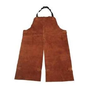 Condor 4KXH5 Leather Welding Apron, Split Leg, 48 In.
