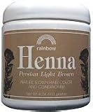 Rainbow Research, HENNA, PERSIAN LIGHT BROWN - 4 OZ