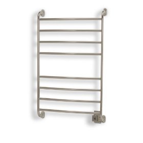 WarmRails Kensington Hardwire/Softwire Electric Towel Warmer Rack - Polished Brass