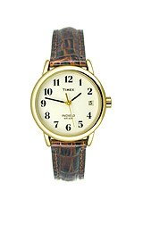 Timex Women’s T20071 Easy Reader Brown Leather Watch