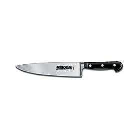 Forged Chef's, Full Tang, Black POM, Solingen, 8 in.