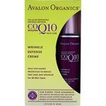 Avalon Organics CoQ10 Wrinkle Defense Creme, 1.75-Ounce Bottle