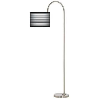 Stacy Garcia Metropolitan Stripe Arc Tempo Floor Lamp