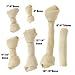 Pet Supplies : Premium White Bones 9-10 in.