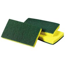 3M COMMERCIAL OFFICE SUPPLY DIV. Medium Duty Scrub Sponge, 3-3 5x6-1 10, YW GN MMM74 Sold... by 3M