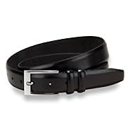 Coated Leather Double Keeper Belt