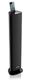 Thomson DS 100i Dockingstation für Apple iPod/iPhone (Wiedergabe-/Ladefunktion, PLL-FM-Radio, 120 Watt, AUX-IN, Bass Boost) schwarz