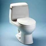 Toilet One Piece Round Front by Toto - MS853113S in Bone