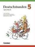 Produkt-Bild: Deutschstunden Sprachbuch - &Ouml;stliche Bundesl&auml;nder und Berlin: Deutschstunden, Sprachbuch, Ausgabe neue Bundesl&auml;nder und Berlin, neue Rechtschreibung, 5. Schuljahr