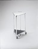 Pedigo Stainless Steel Triangular Linen Hamper With Lid - 18