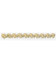 7mm 14k Stampato Bracelet 7"