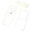 LG Rumor Scoop Translucent Clear Snap-On Case Cover with Removable Swivel Belt Clip