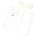 LG Rumor Scoop Translucent Clear Snap-On Case Cover with Removable Swivel Belt Clip