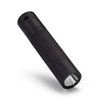 FLASHLIGHT, BLACK ANODIZED KNURLED