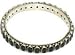 Bangle Jewelry Sterling Silver Garnet Gemstone 2.4 inches (ban137b)