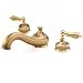 Giagni Erie widespread lavatory faucet with metal lever handles BB1-ABMB