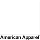 American Apparel Unisex Short-Sleeve Deep V-Neck T-Shirt in White - Medium