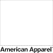 American Apparel Unisex Short-Sleeve Deep V-Neck T-Shirt in White - Medium