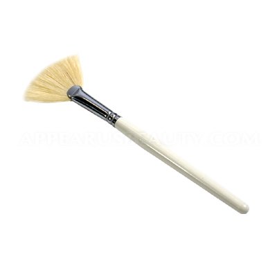 Natural Bristle Facial Mask Fan Brush (3 Count/SB4011)