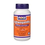 ASHWAGANDA 4.5 PCT. EXTRACT - 90 VCAPS., (Now Food)