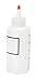 Vestil BTL-RC-16-LBL Low Density Polyethylene (LDPE) Round Graduated Dispensing Bottle with Label and Red Cap, 16 oz Capacity, Translucent