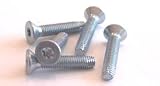 1/2-13 X 1 1/2 Type F Floorboard Screw / Full Thread / Torx / Flat Head / Steel / Black Phos / 200 Pc. Carton