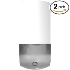 Energizer ENLPLFPA LED Stylish Automatic Nightlight, 2 Pack