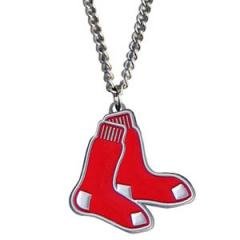 Buy mlb sports apparel - Boston Red Sox Chain Pendant Necklace MLB Sports Fan Jewelry Accessories Ladies