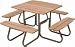 Jack-Post WL-38Z Four Sided Picnic Table Bronze Finish