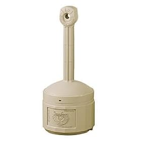Smokers Cease-Fire Cigarette Butt Recepticle - Adobe Beige