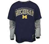 Michigan Wolverines Momentum Double Layer Long Sleeve T-Shirt