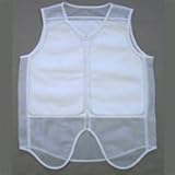 商品付帯保険（傷害保険）付超軽量防刃ベスト「京都西陣よろい　セーフティーインナーベスト(紳士用：白色)」【Lサイズ】