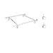 ADJUSTABLE METAL Twin/Full/Queen SIZE BED FRAME
