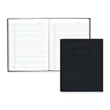 Blueline Business Notebook, Black, 192 Pages, 9-1/4 Inches x 7-1/4 Inches