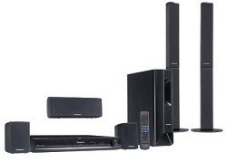 Panasonic SC-PT670 1000W 5DVD 5.1 Channel Large Speaker Home Theater System with Built-in iPod dock and Wireless Rear Speaker