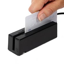MagTek 21040102 Triple Track Magnetic Stripe Mini Swipe Reader with USB HID Interface Emulation and 6' Cable, Black On Sale