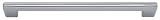 Atlas Homewares A829-CH 8-1/4-Inch Euro-Tech Collection Round Rail Pull, Polished Chrome