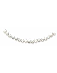 14k 6.5-7mm White Akoya Saltwater Cultured Pearl Necklace
