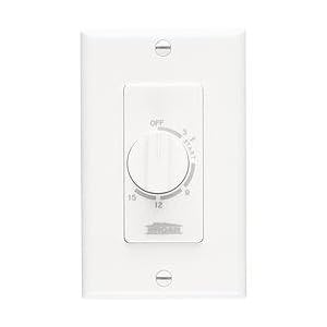 Broan-NuTone 61W 15-Minute Time Wall Control, White by 