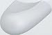 Hafele Modern Zinc Knob (133.24.900) 27mm, Silver Aluminum