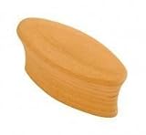 Ironmongery World Wooden Oval Handle Cabinet Cupboard Drawer Pull Handle Knob by Ironmongery World [